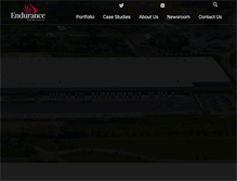 Tablet Screenshot of endurance-re.com